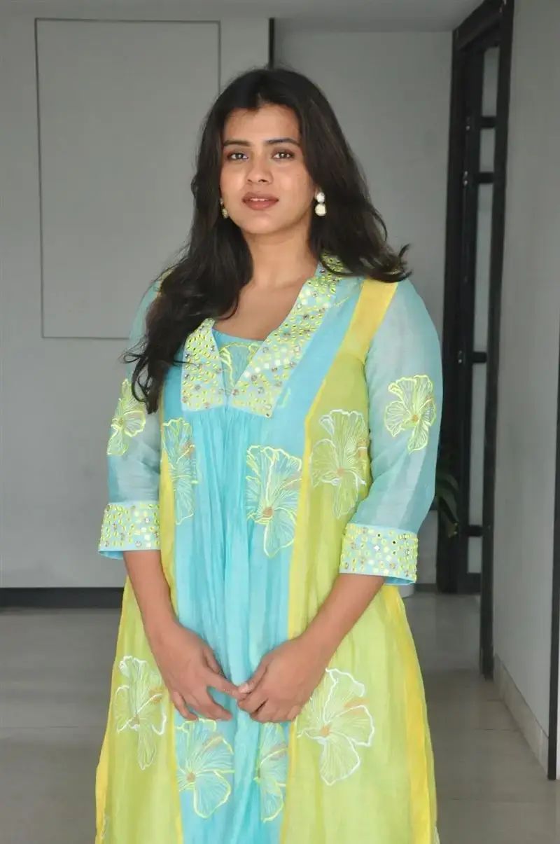 Actress Hebah Patel at Latest Indian Movie Interview